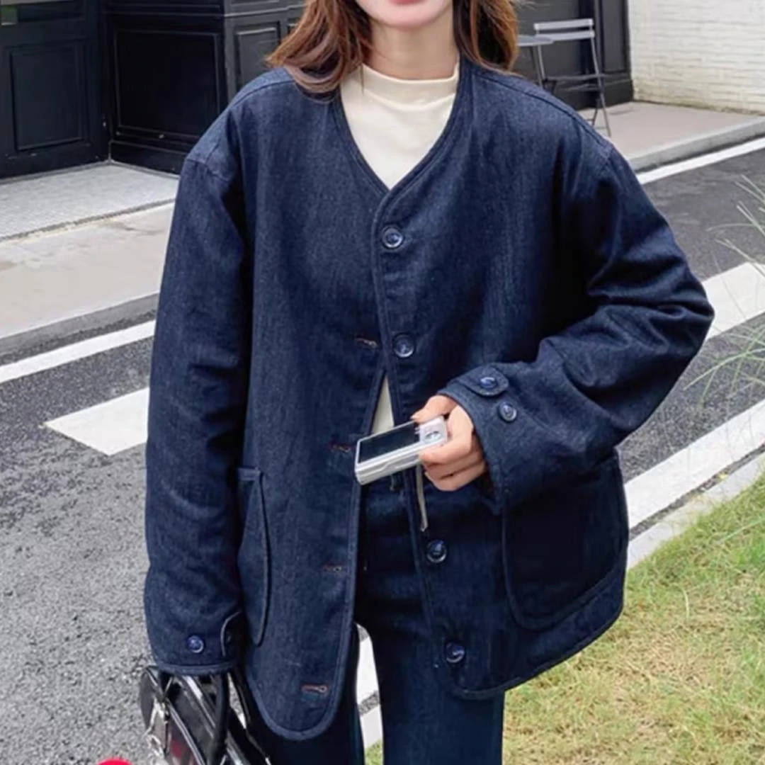 #2272冬季新款欧韩两穿外套女（衣长67）