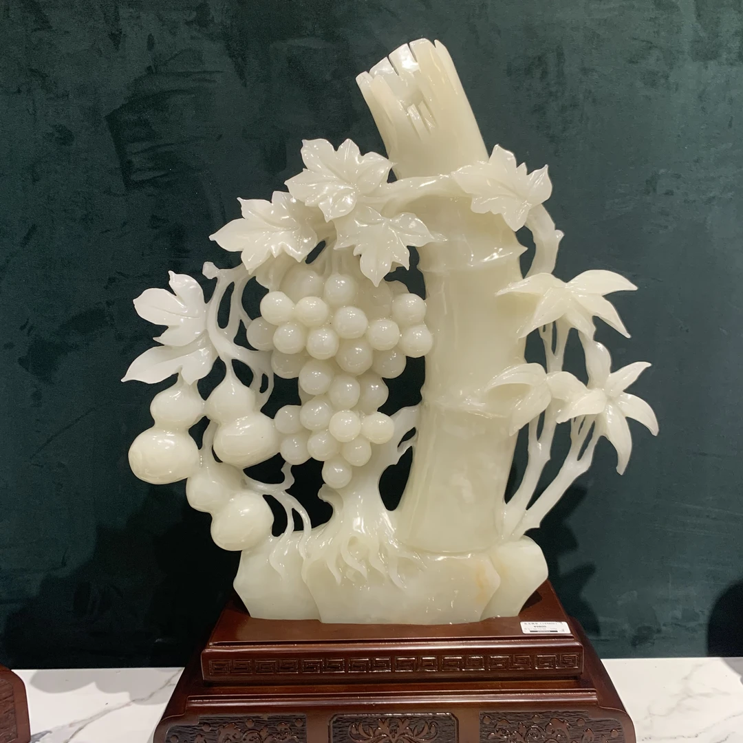 家居装饰山水手工雕刻摆件乔迁山水玄关办公室客厅摆件