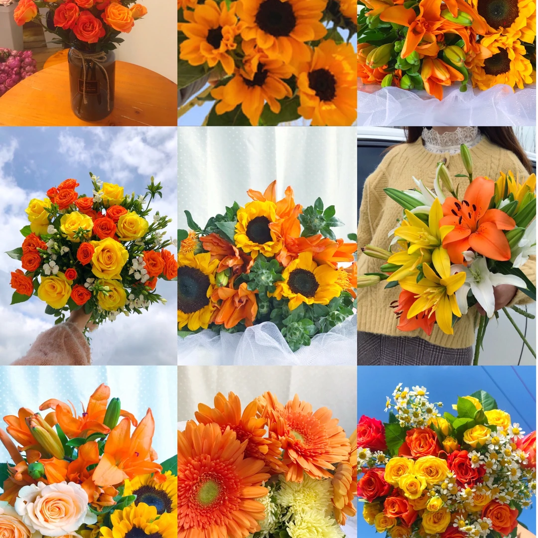 【鲜花自由搭配 满三束包邮】玫瑰百合小雏菊康乃馨蓝星花相思梅