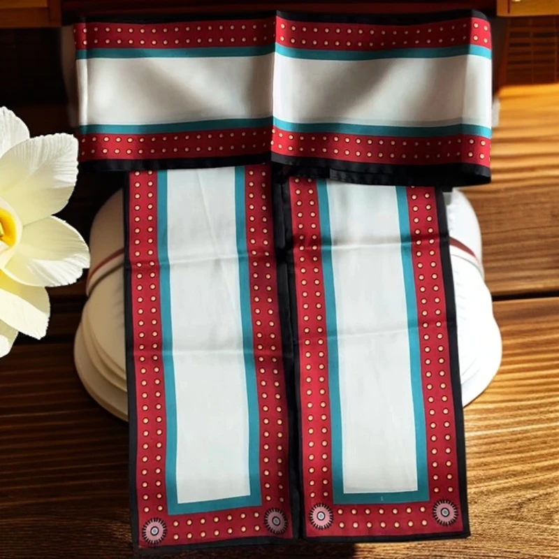 【红边珍珠】 X17丝巾