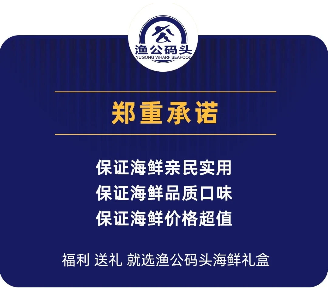 渔公码头海鲜礼盒A3型 10种海鲜 海鲜 过年