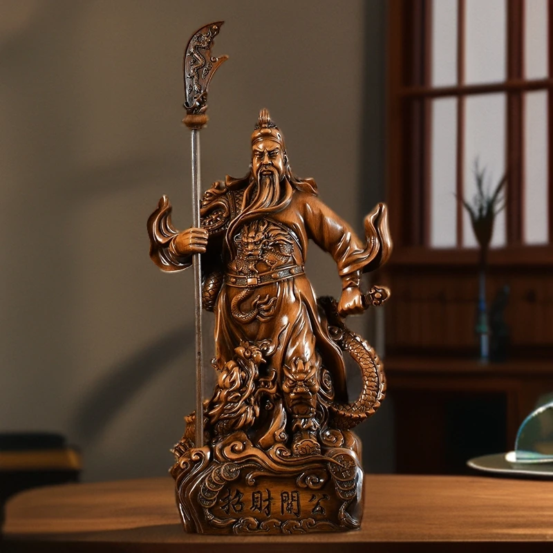 关公武财神关羽关二爷摆件客厅大堂公司摆件工艺品开业商务礼品