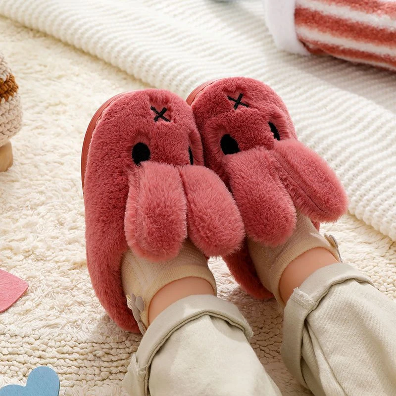 儿童拖鞋女童宝宝室内防滑软底棉拖鞋男童小孩可爱棉鞋男女孩拖鞋