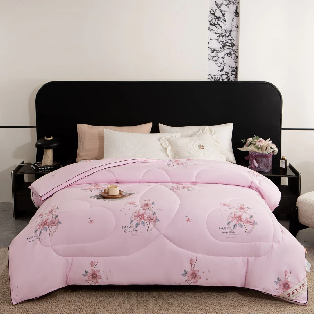 【送运费险 试睡30天】蚕丝棉被全棉加厚宿舍单双人床保暖立体被。