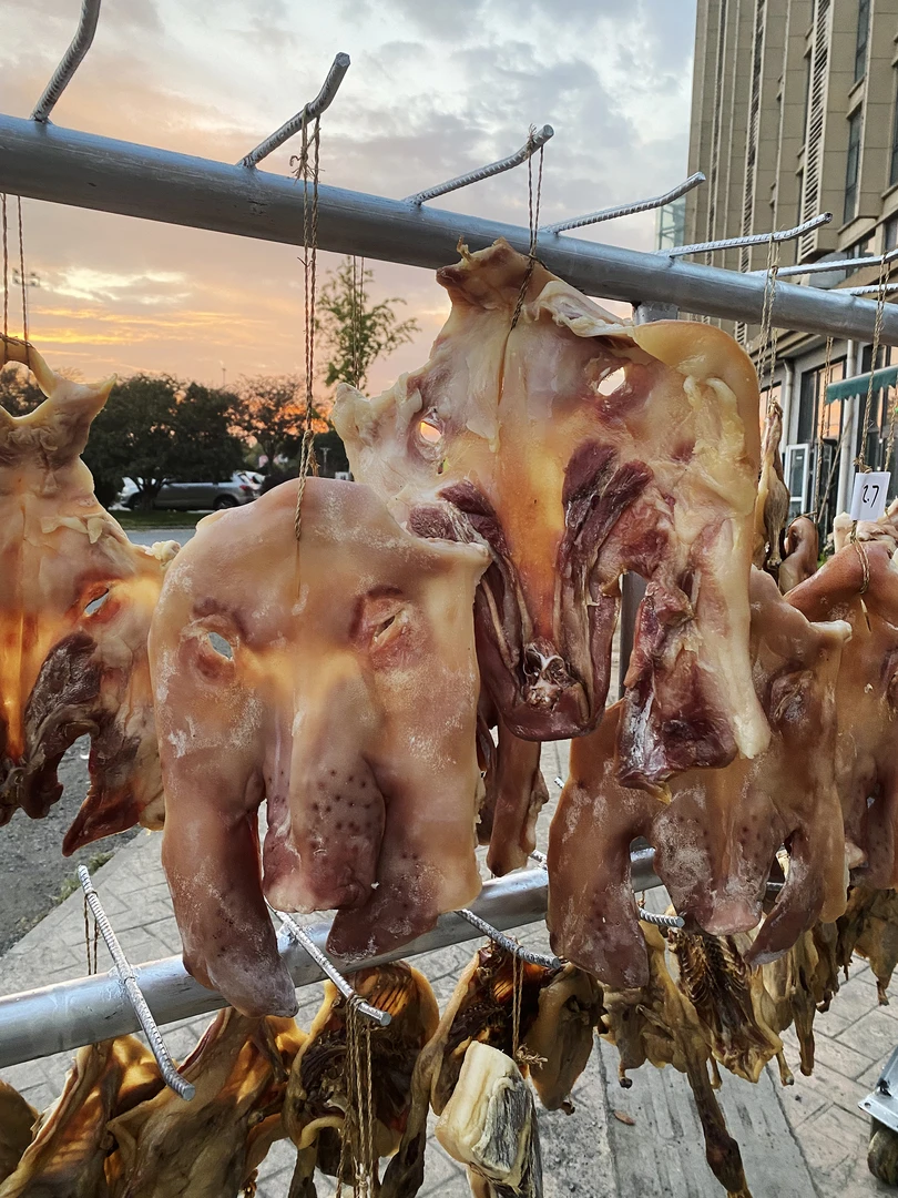 【风干腊猪脸 】499可选送腊肠腊肉风干鸭腊鸭胗等腊制品