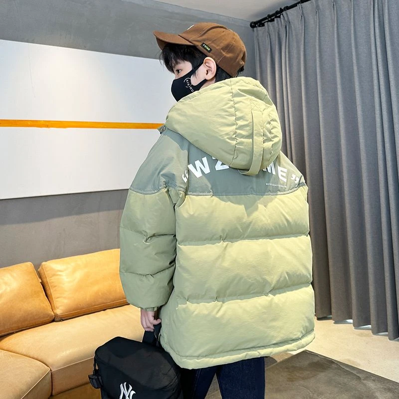 男童羽绒服冬季白鸭绒儿童2023新款大童冬装加厚外套炸街洋气爆II