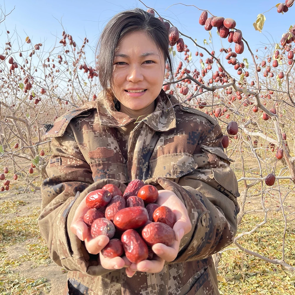 原生态新疆和田大枣通货混级不清洗未加工带土带沙新疆直发包邮