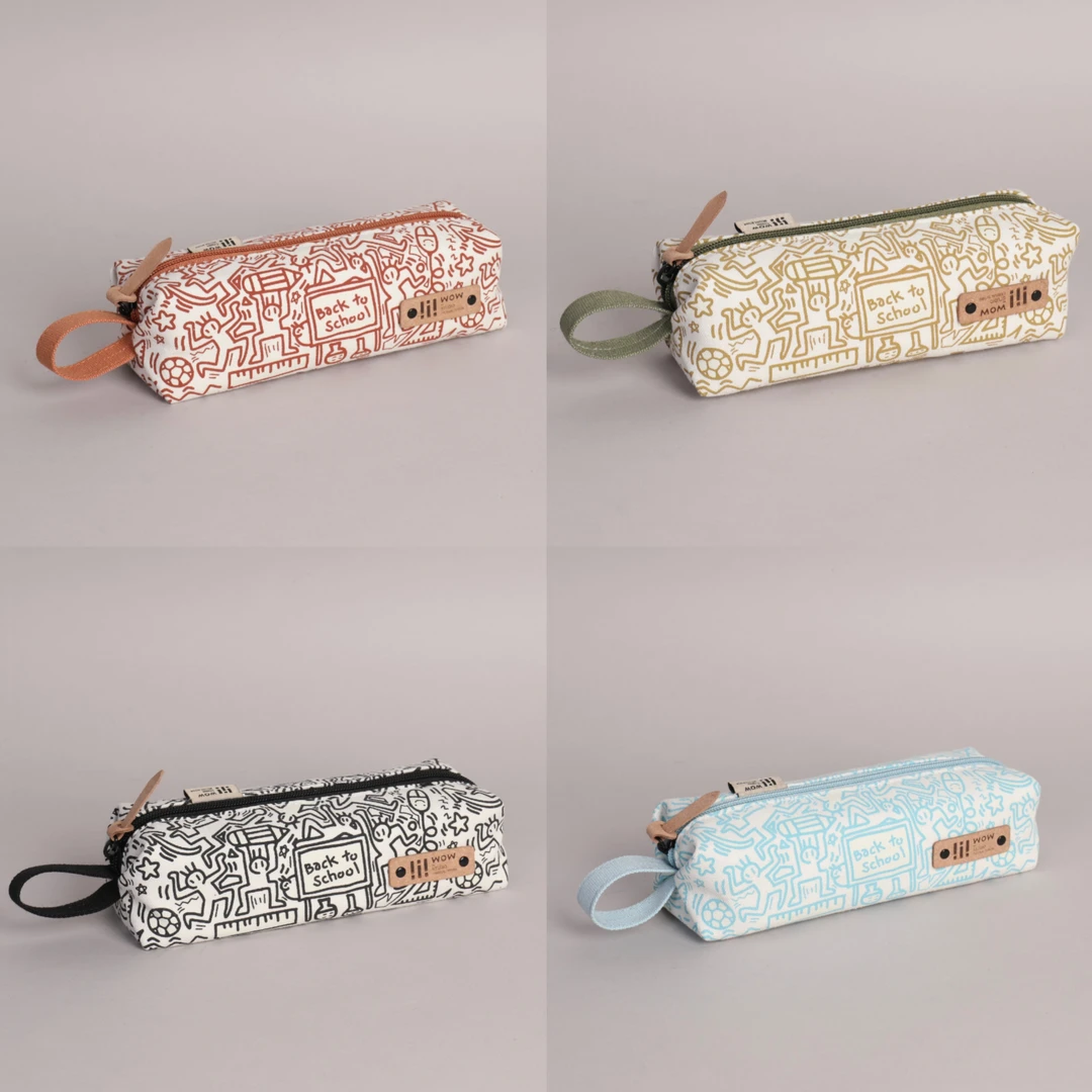 玩物大容量笔袋PC109初高中新款高颜值升级款夜光涂鸦简约文具袋