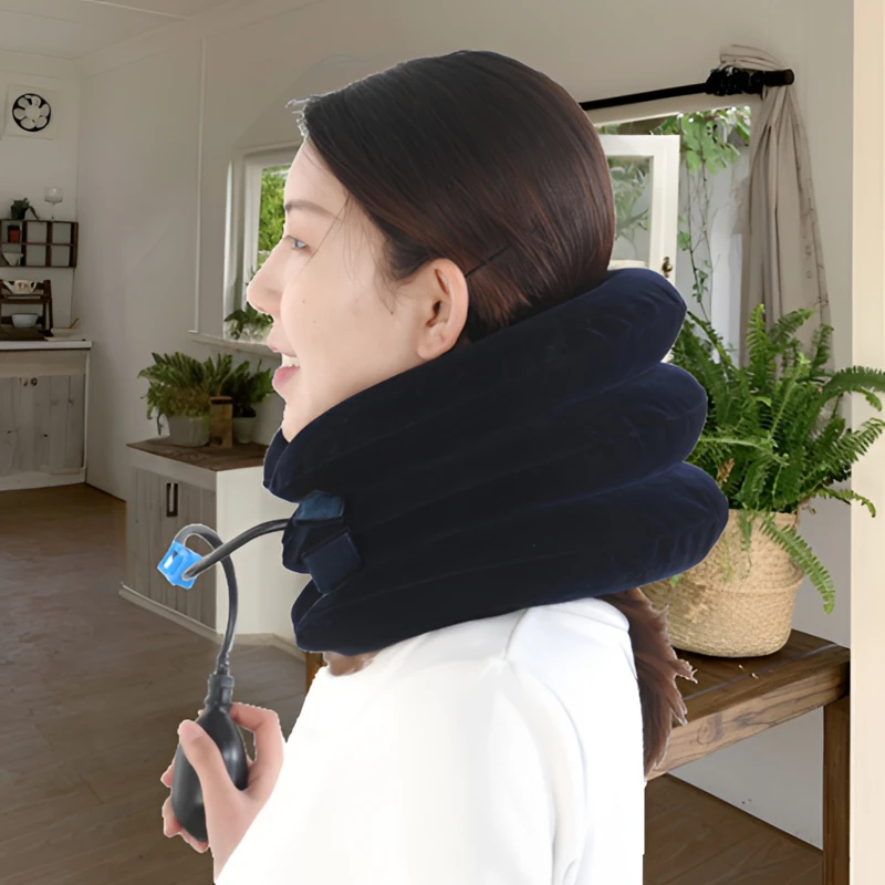 柔软透气护颈保暖围脖套面亲肤颈部家用均码便携式肩颈脖套办公室