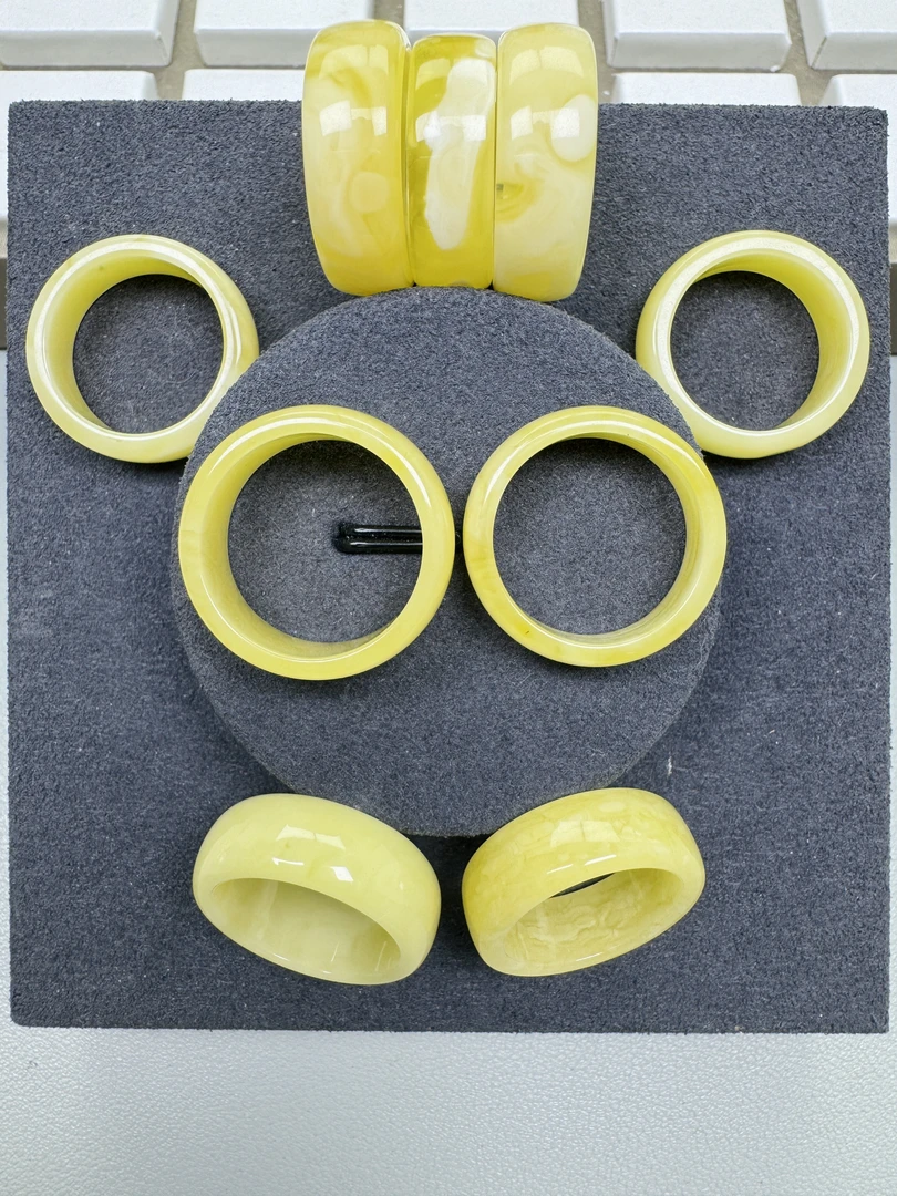 【星筠珠宝】蜜蜡指环内径17-18mm珠宝玉石（多样性发货随机发一个）