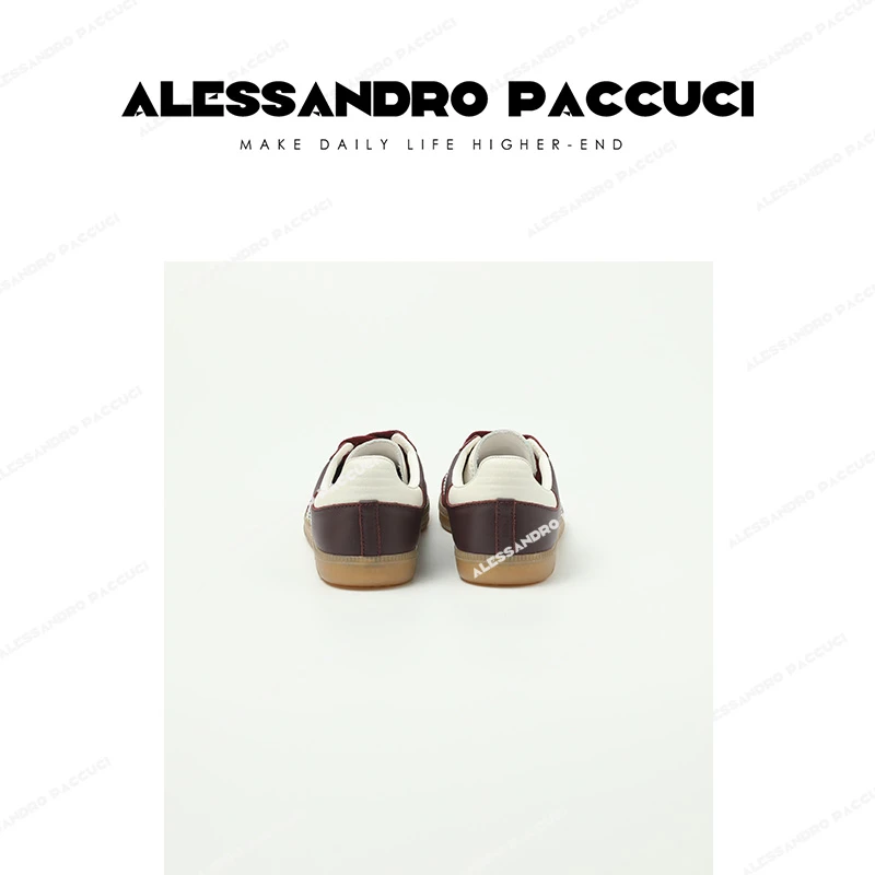 AP洛哥42144XA【行走艺术】复古红色小牛皮橡胶底百搭平底休闲鞋