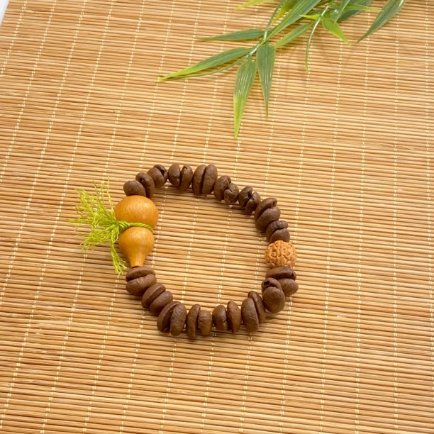 非金属木质手链 04477大淇原创小众设计咖啡豆葫芦核桃个性手链