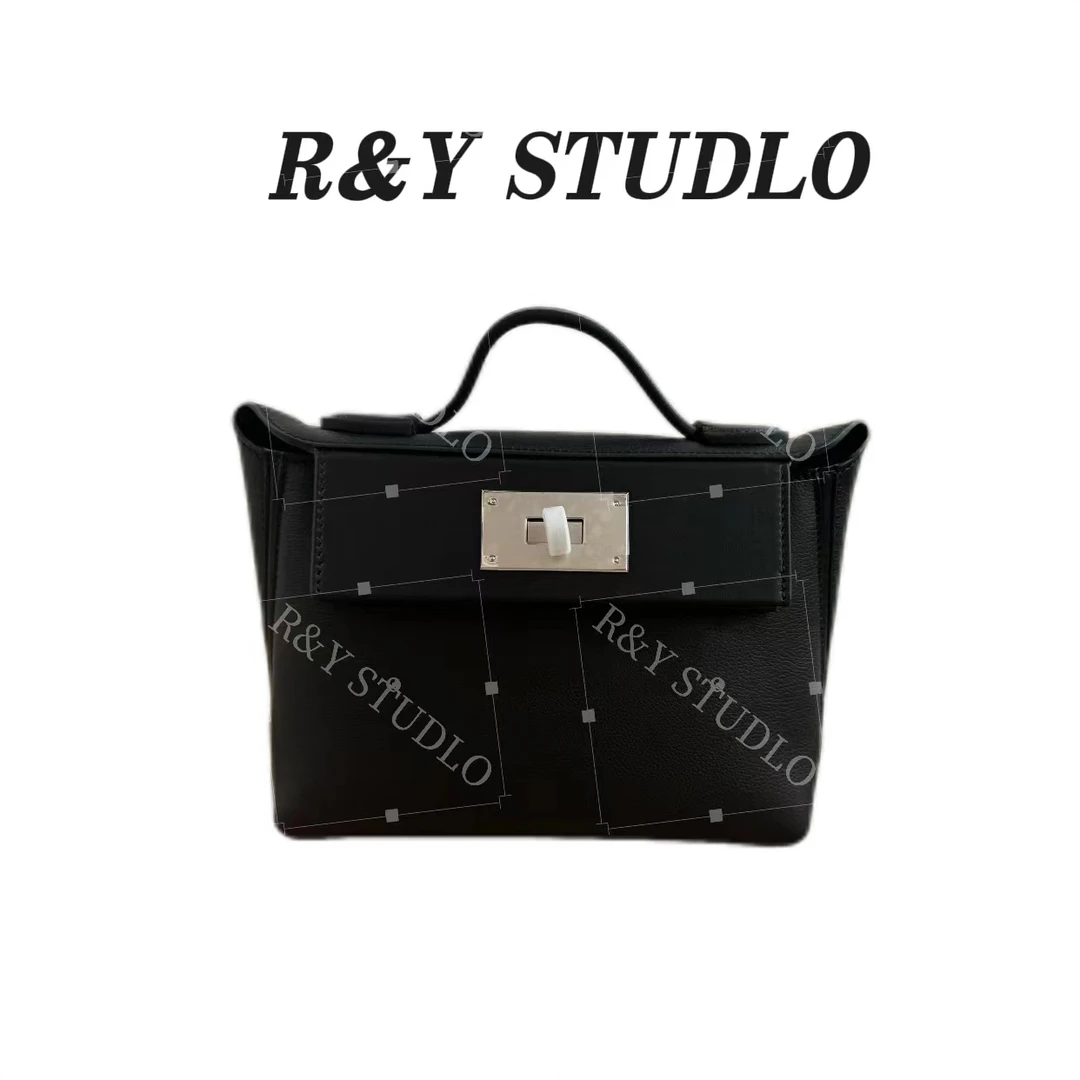 R&Y高定单肩斜挎经典新品手提轻奢气质真皮女包 A80