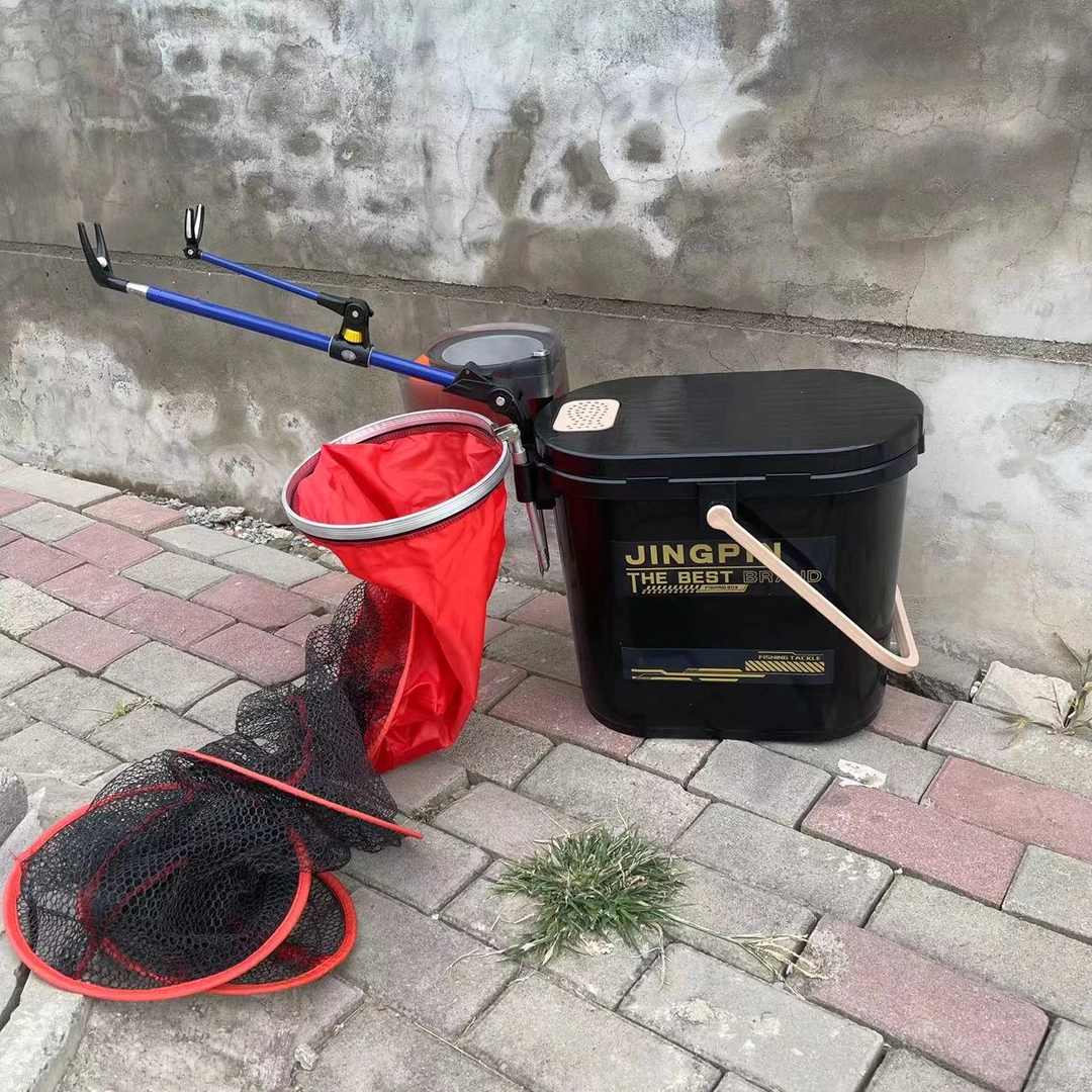 加厚钓鱼桶可坐新款多功能钓鱼箱钓箱全套可坐人钓桶新型路亚鱼箱