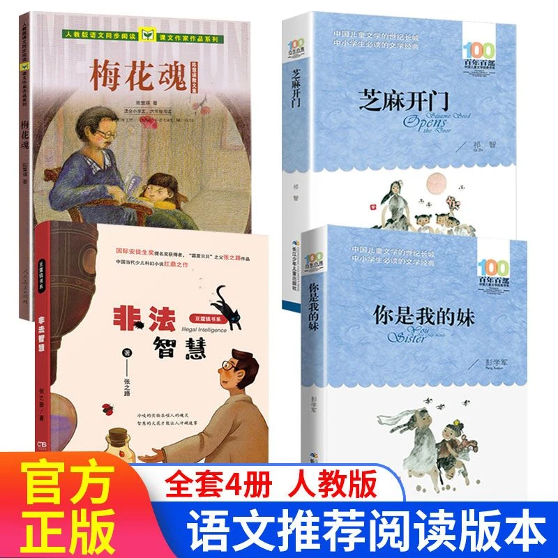 全套4册非法智慧张之路/你是我的妹/梅花魂/祁智芝麻开门书正版