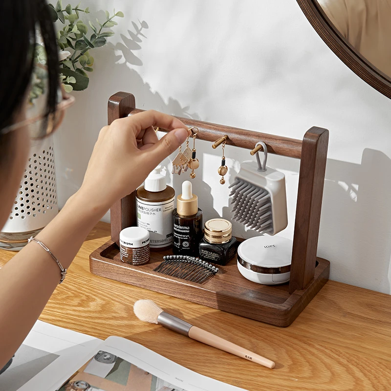 直播间福利实木钥匙架进门入户放玄关鞋柜门口桌面置物架首饰托盘