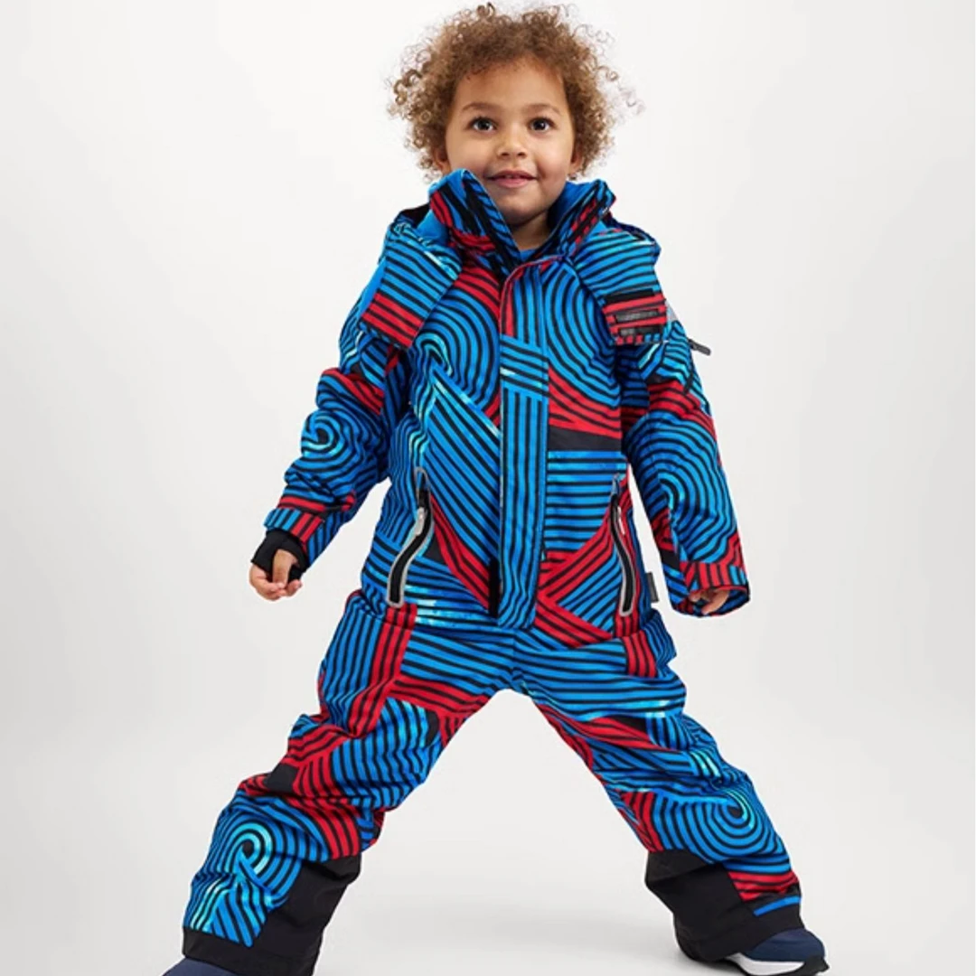 芬兰Reima2024年秋冬新款男女儿童中童防风拒水透湿耐磨连体棉服