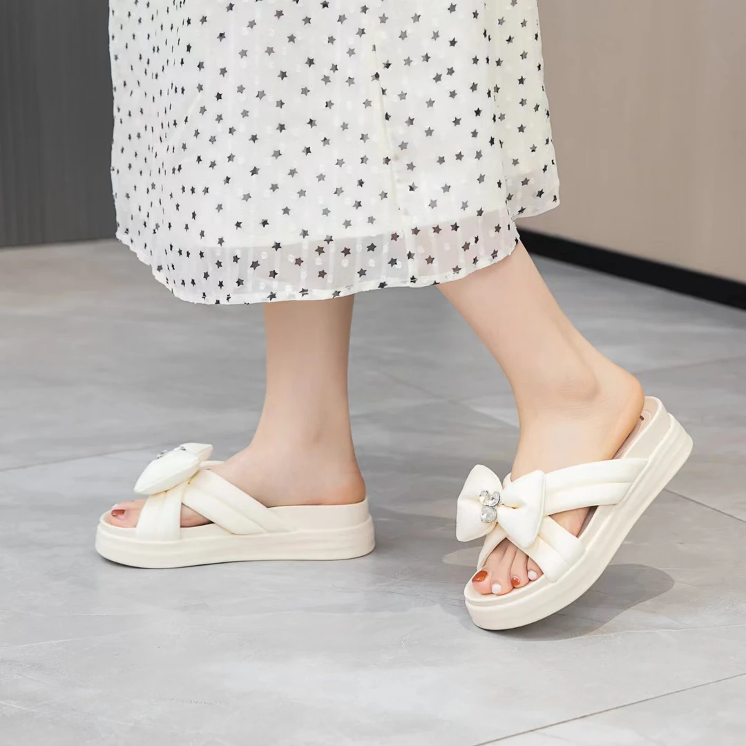 老鼠诚时尚百搭夏季外穿厚底凉拖鞋沙滩鞋网红30-422休闲韩版平底