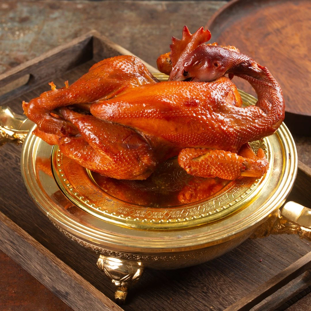 双花御香鸡830g辽宁特产手撕熏鸡烧鸡肉卤味熟食