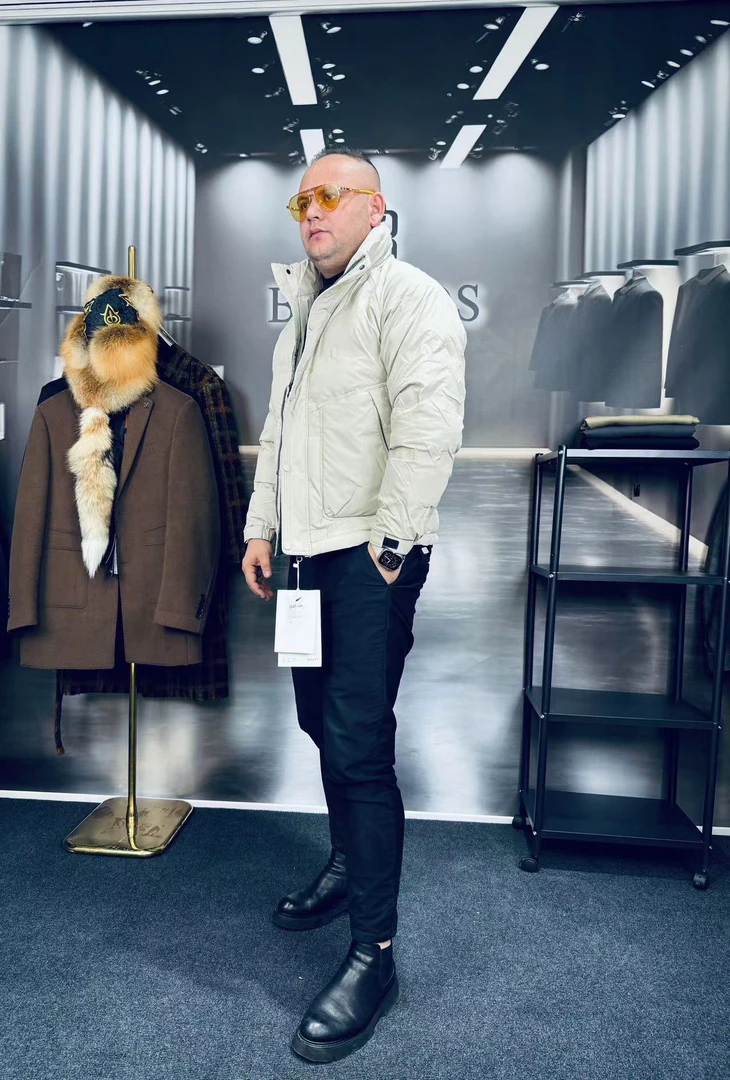 88612潮流简约时尚男士棉服立领加厚保暖短款休闲外套