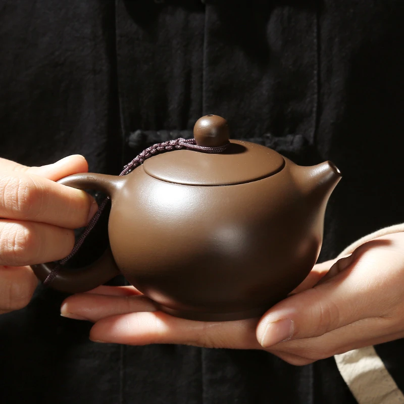 宜兴紫砂壶茶具大小号容量泡茶壶球孔过滤纯手工单壶西施石瓢家用