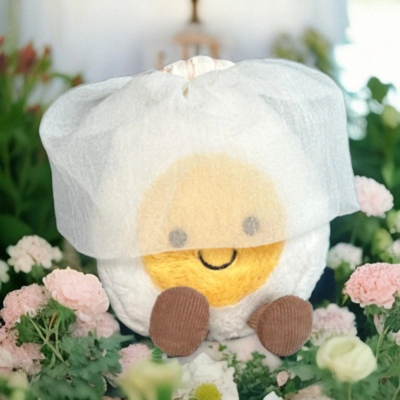 【jellycat】英国正品趣味新娘水煮蛋 均码 14cm 可爱玩偶毛绒玩具