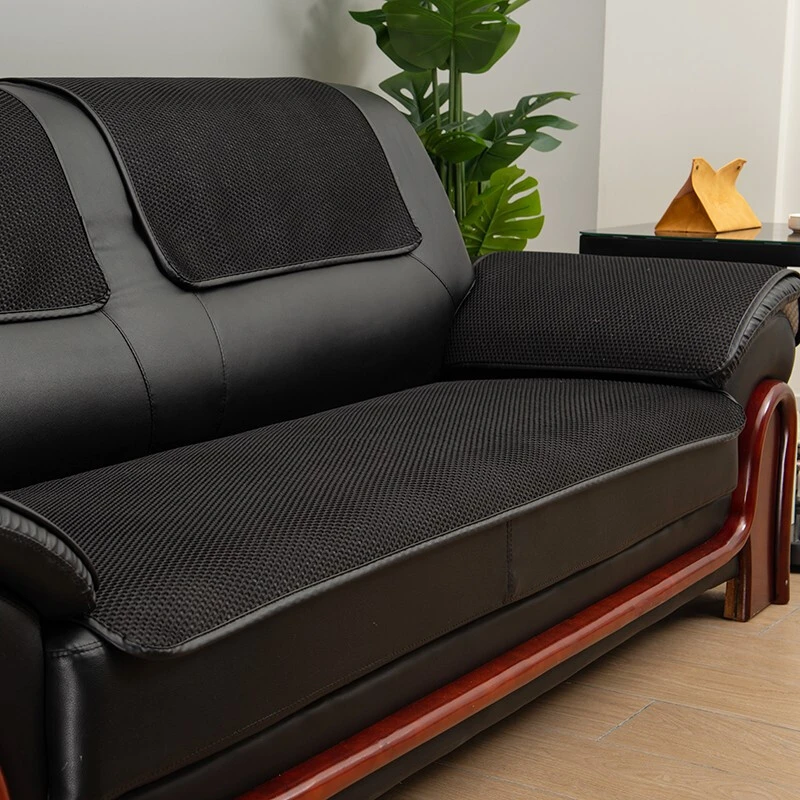 简约办公室三人位沙发垫防滑商务沙发保护垫真皮沙发垫四季通用