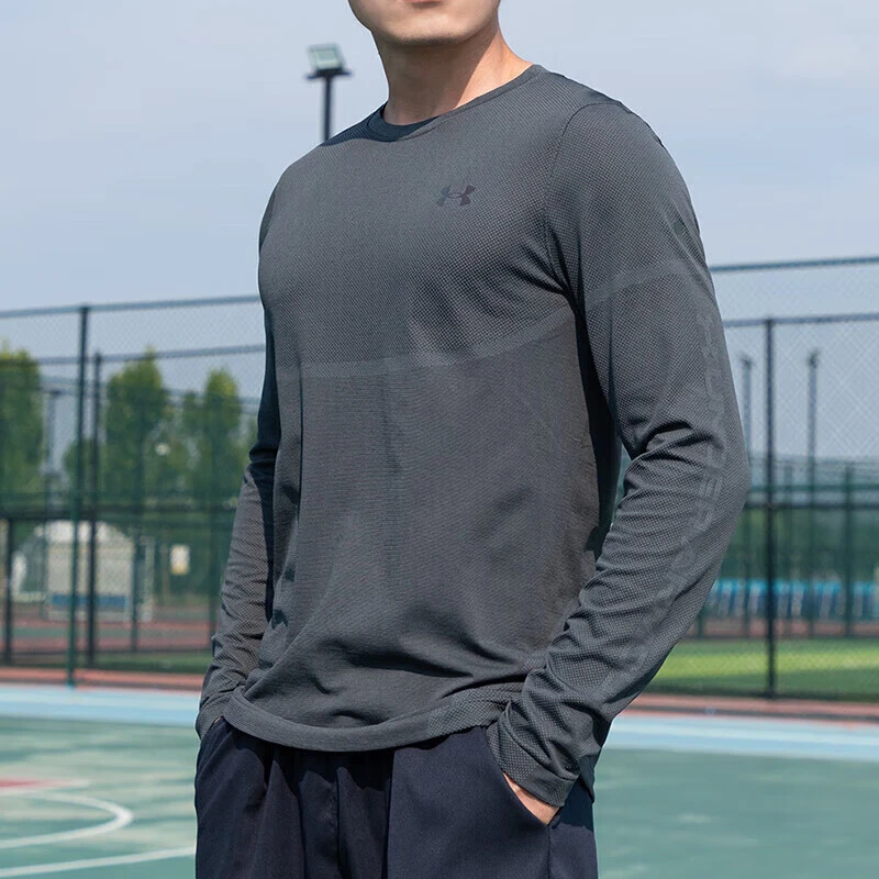 Under Armour/安德玛长袖T恤衫男秋季新款运动服跑步锻炼透气内搭