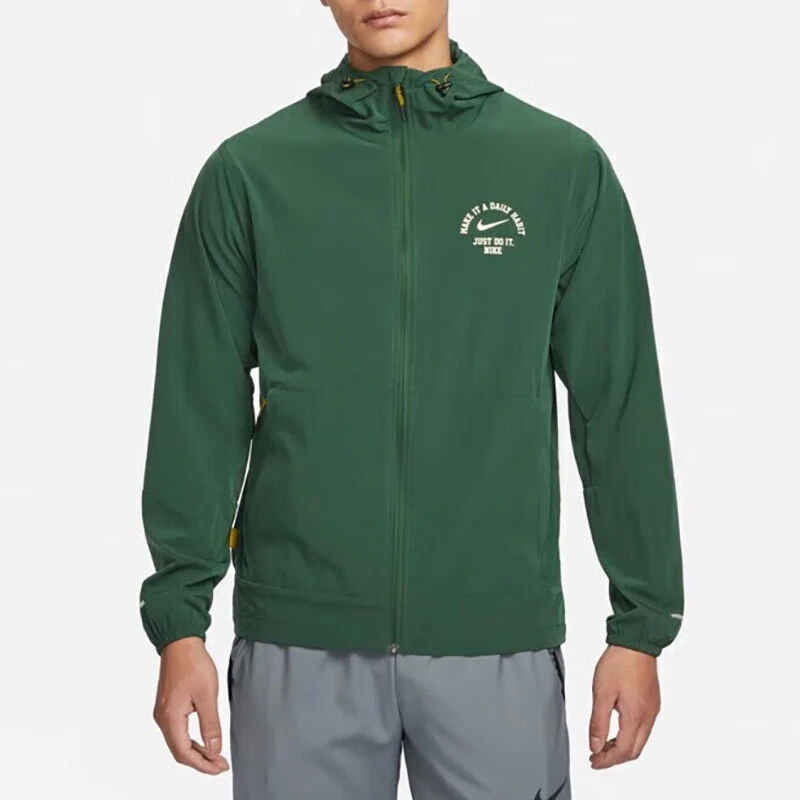 NIKE/耐克男装外套春秋新款跑步训练运动服休闲梭织防风夹克上衣