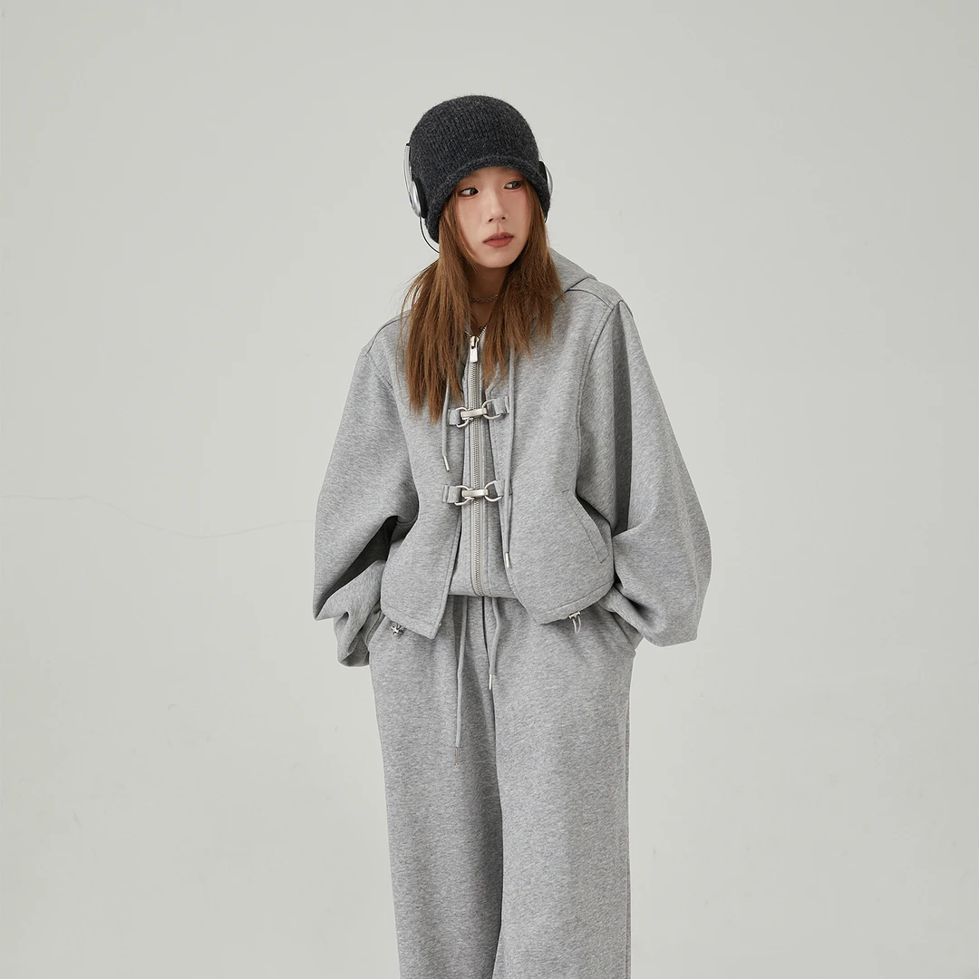 T-GEY【叠上叠】假两件卫衣套装