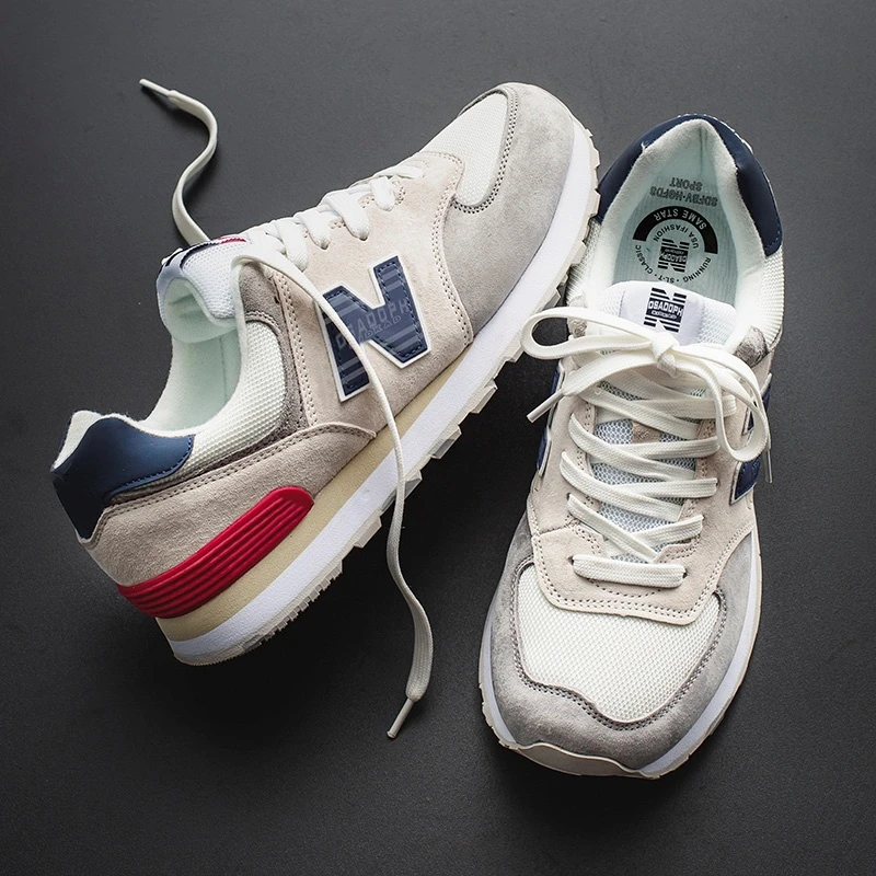秋冬款新百伦运动鞋男款跑步鞋百搭休闲鞋子男女款复古阿甘鞋男士
