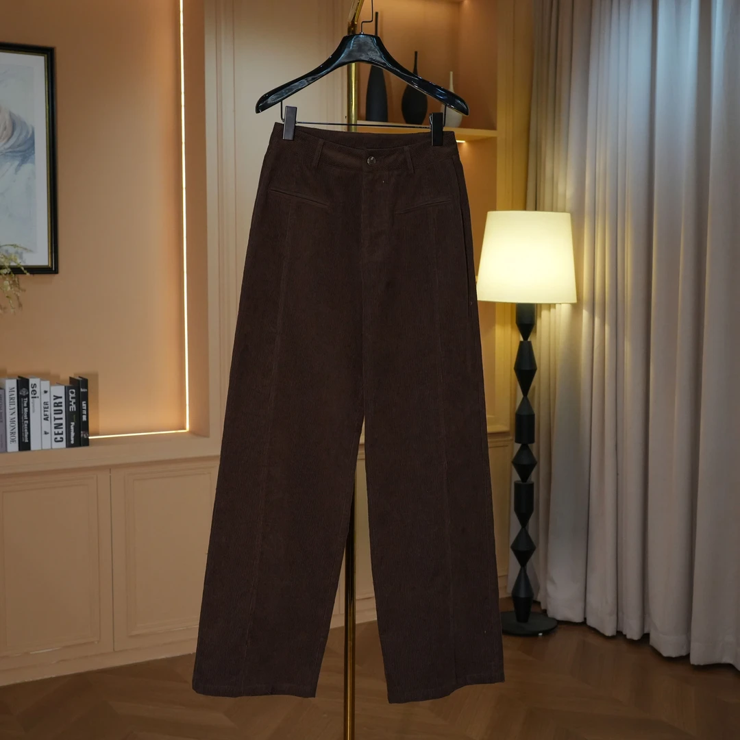 春夏通勤气质轻奢高级感时尚百搭穿搭休闲裤2410126