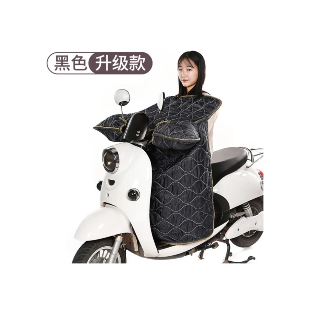 颜色款式随机内衬棉防水冬天加绒加厚挡风罩摩托电动车挡风被长款