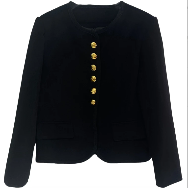 轻奢小香风短款时尚洋气保暖秋冬季外套设计师款气质高级感9065