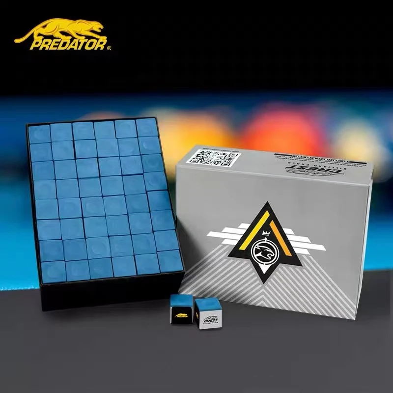 PREDATOR美洲豹crest台球巧克粉巧粉正品台球配件枪粉大包装