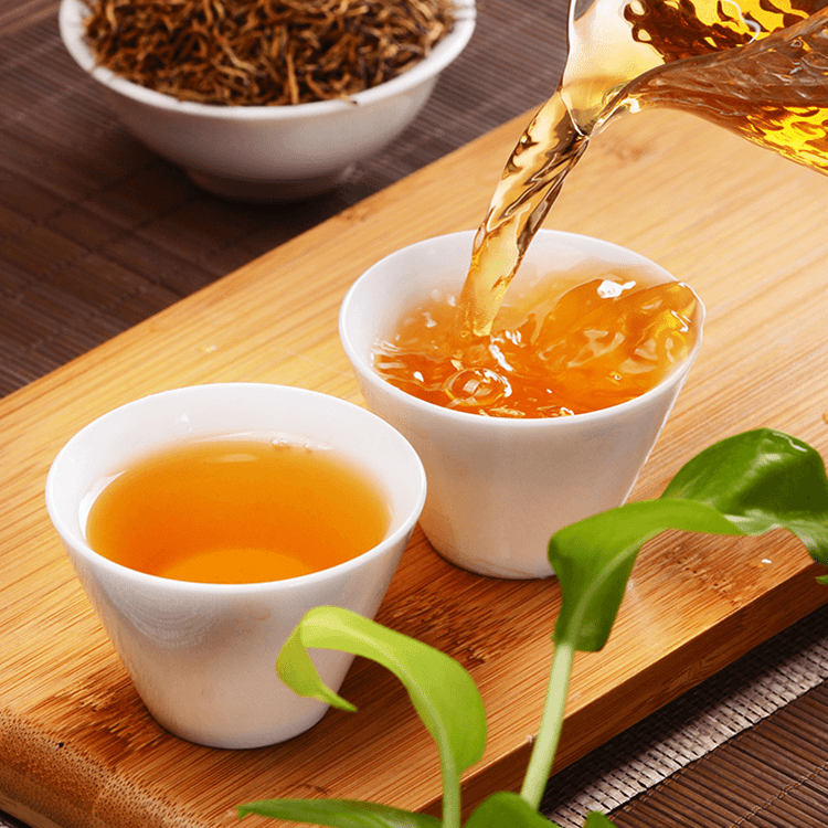 w武夷原产地直发 木箱装金骏眉+小种红茶 送紫砂一壶四杯 Y