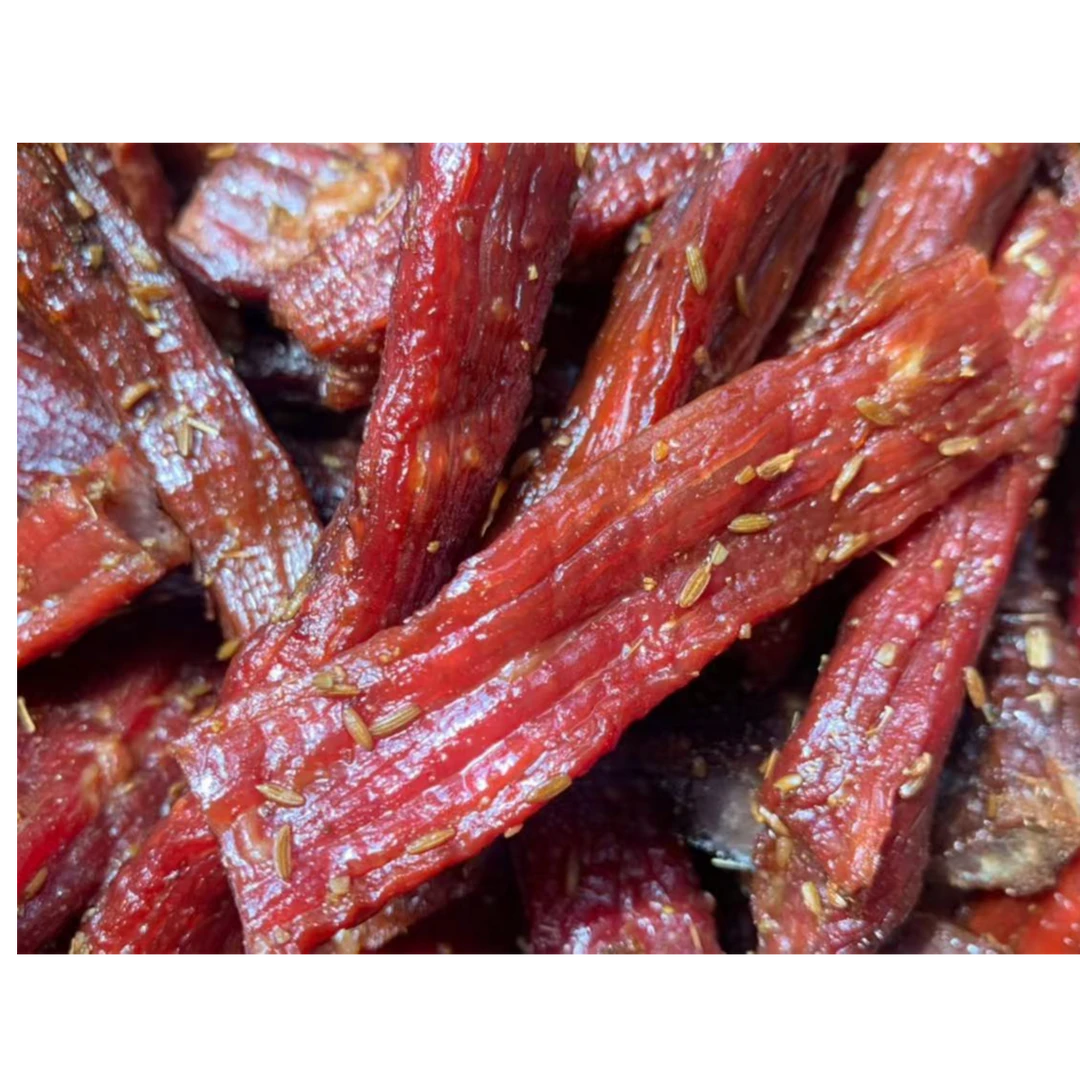 炭烤牛肉干 鲜肉制作 没有任何防腐剂添加剂