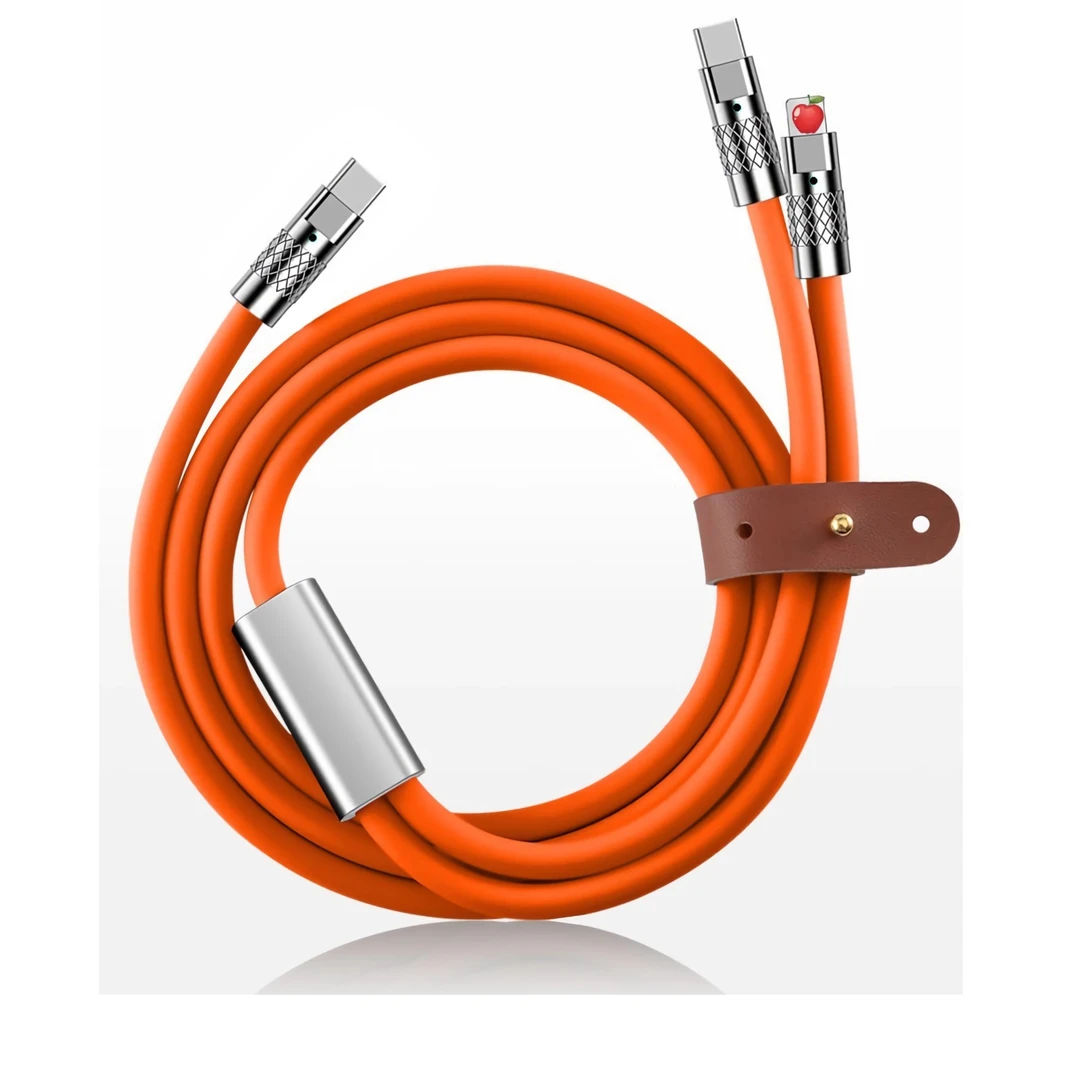 双Type-C一拖二快充线iPhone15双头PD苹果快充数据线苹果安卓通用