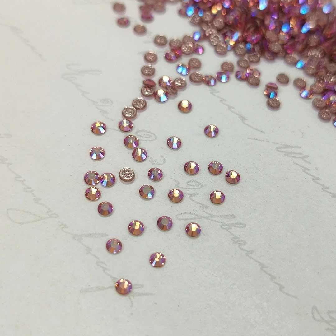 烫钻 262SHIM闪烁蜜桃 多尺寸 美甲钻华子堆DIY超闪奥钻穿戴美甲