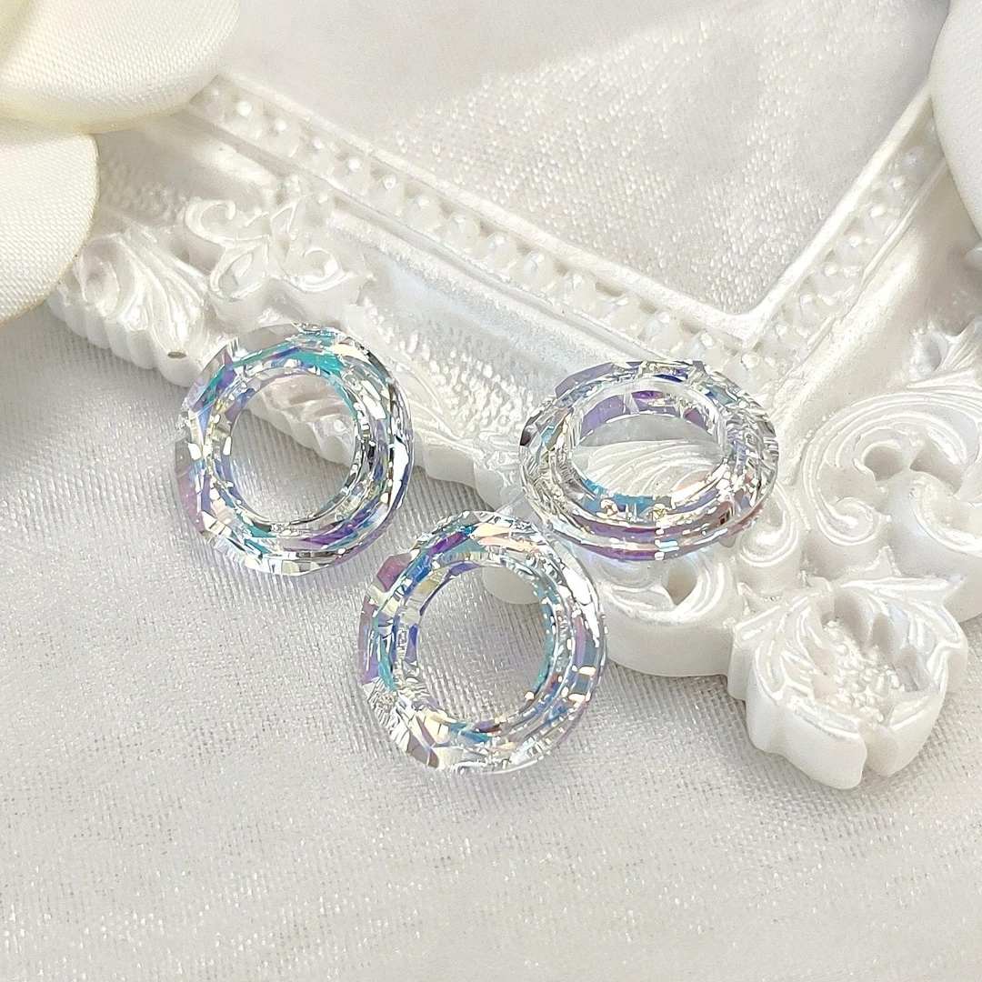 4139 天使之环 DIY华子吊坠摆件饰品超闪美甲爆闪 花式石施华奥钻