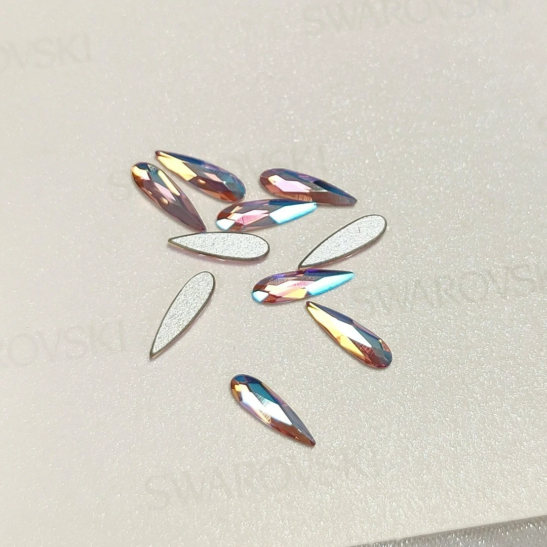 平底2304瓜子223SHIM闪烁浅粉华子美甲钻奥地利水晶装配式安娜爱