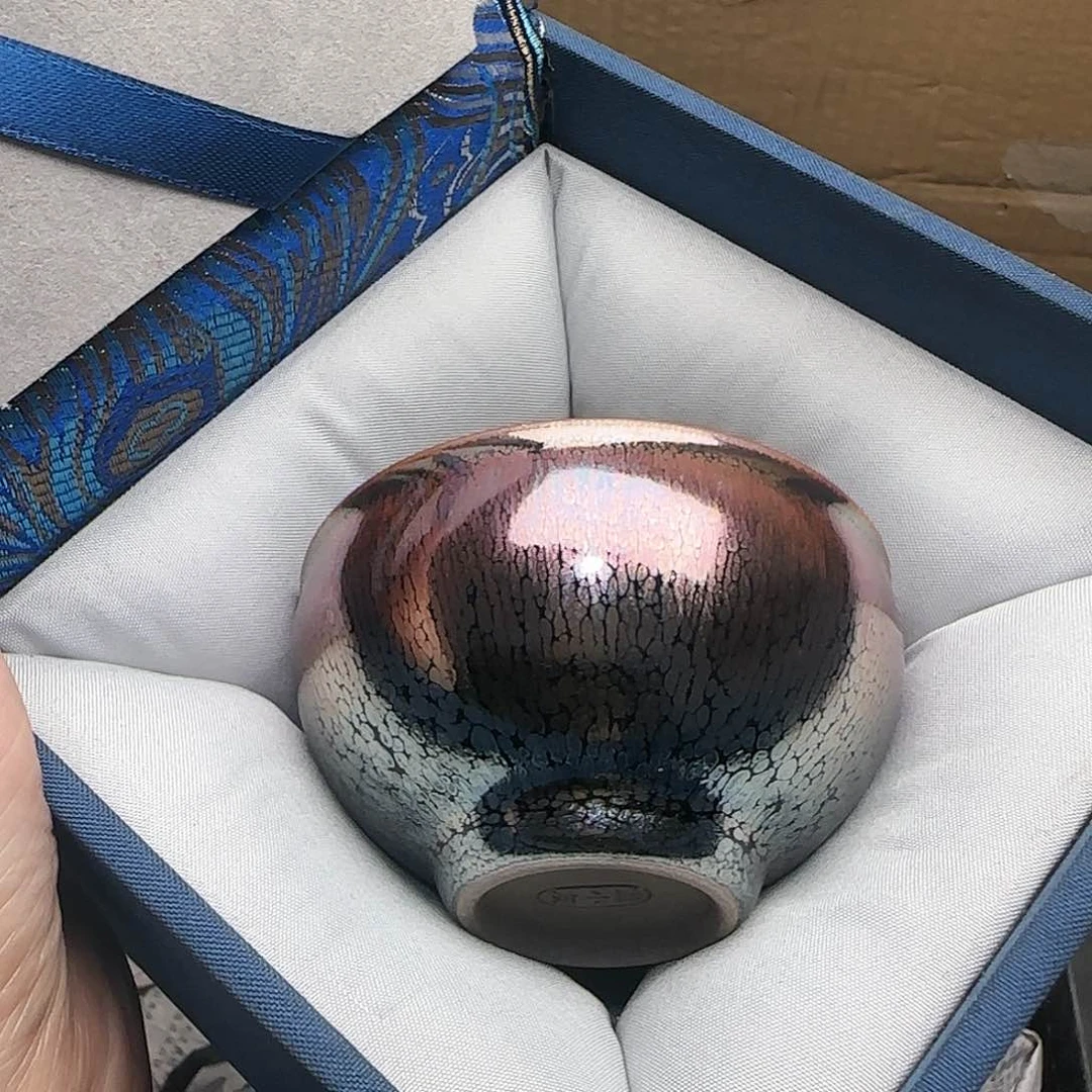 茶盏建盏主人杯配礼盒～