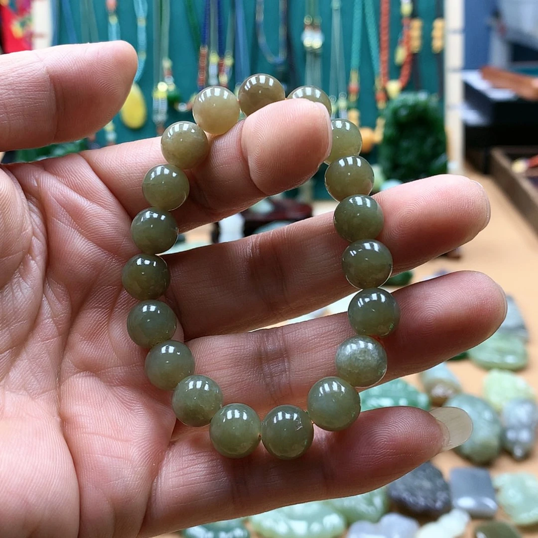 【闪购商品】和田玉（糖玉）手链未镶嵌