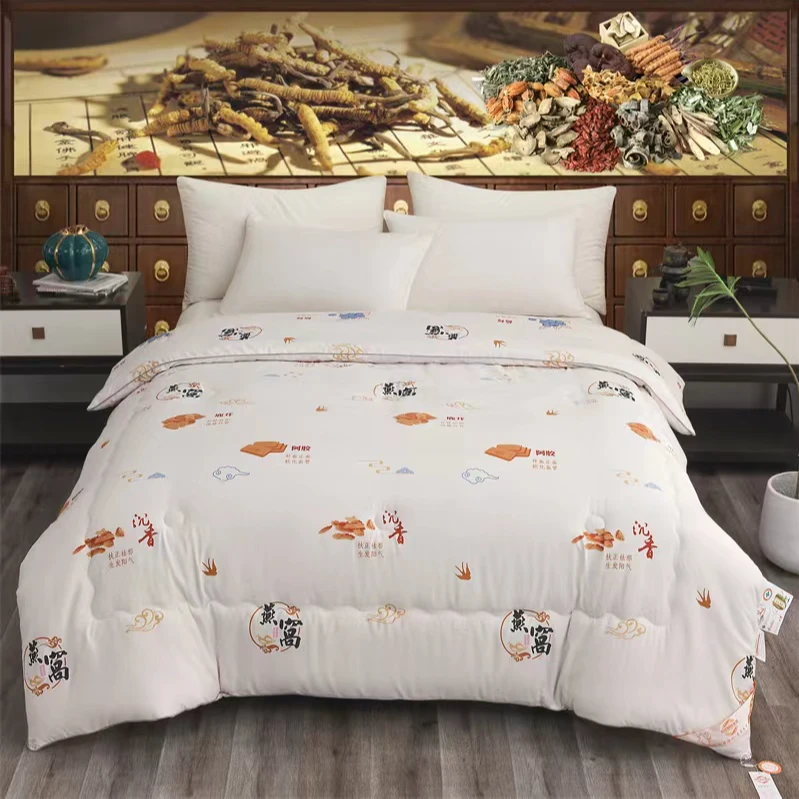 【GG1.10】宫廷阿胶鹿茸百草蚕丝被