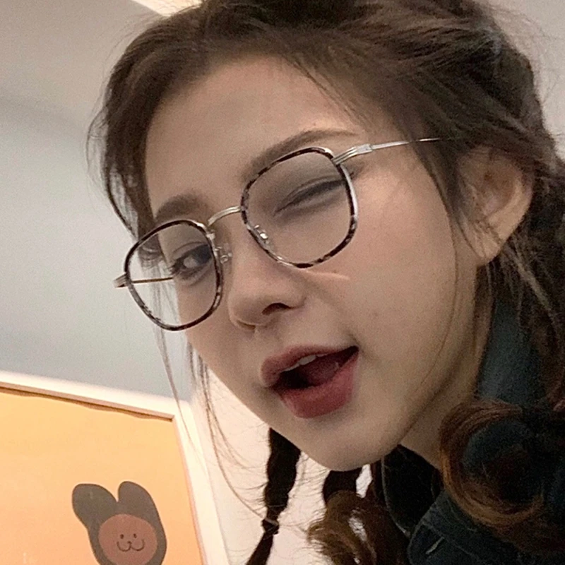 配眼镜网上配眼镜近视女有度数复古网红素颜神器眼睛框镜架显脸小