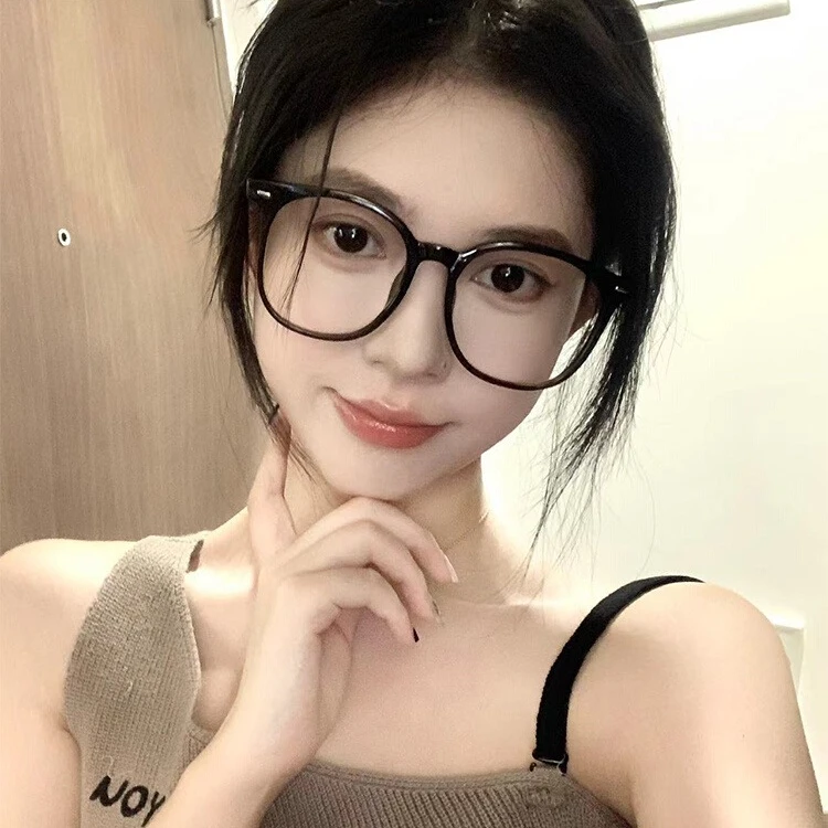 近视眼镜框可配度数配镜防蓝光抗辐射素颜大框女韩版黑框潮