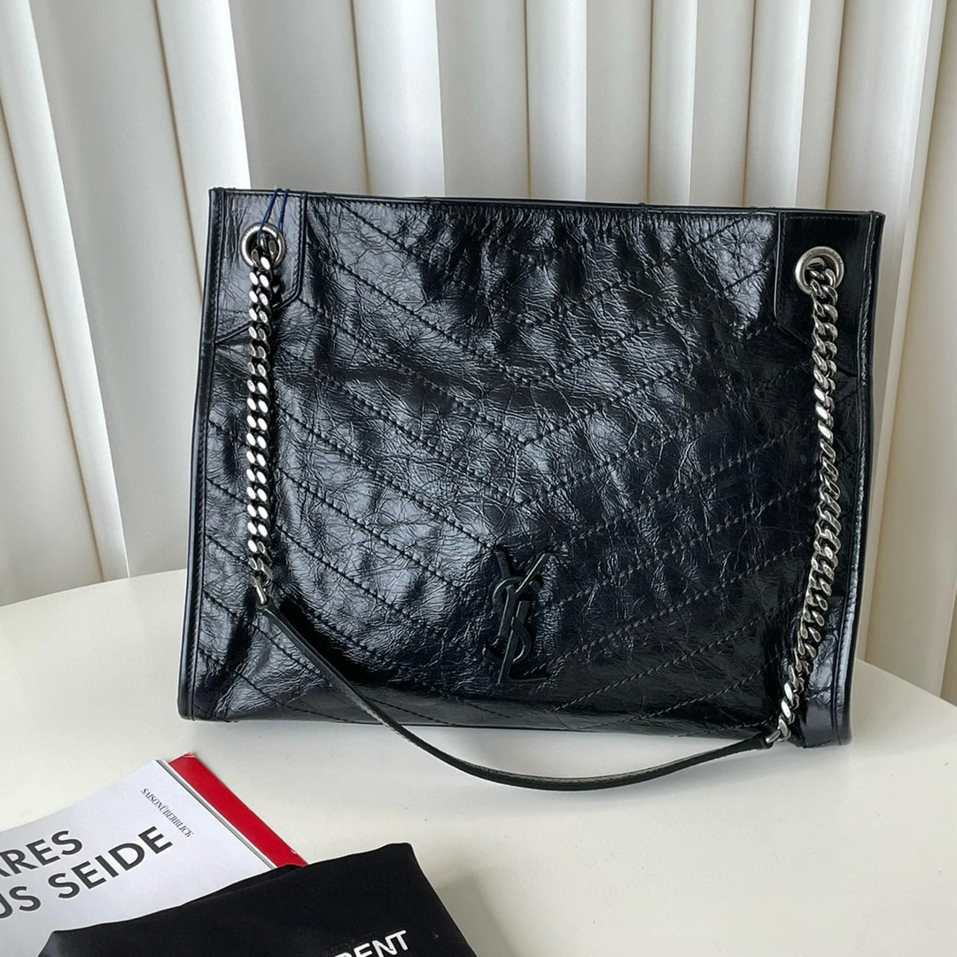 99新 YSL/圣罗兰 niki 托特包 B8736