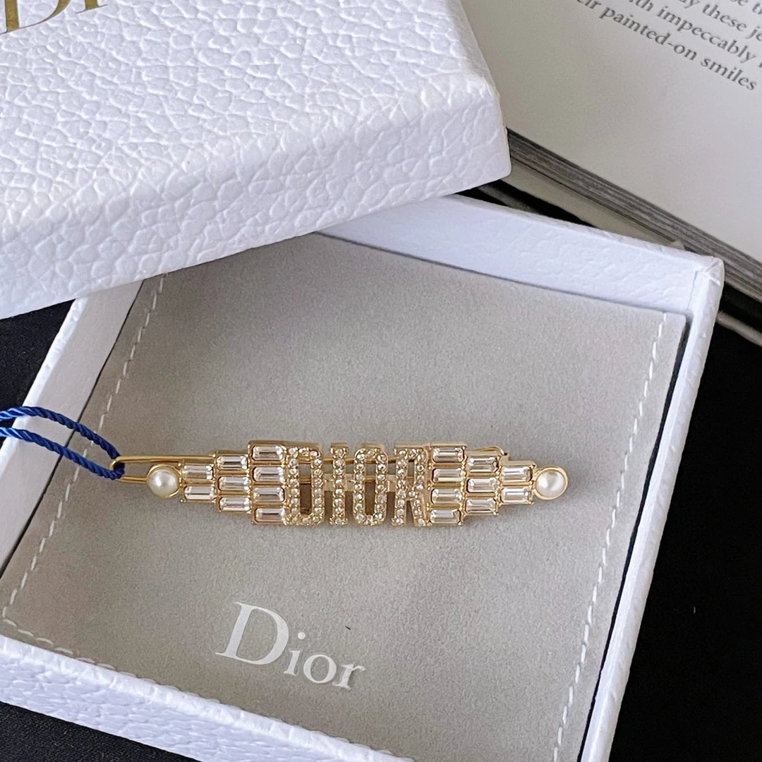99新 DIOR/迪奥 Dior logo发夹 JM12-0277