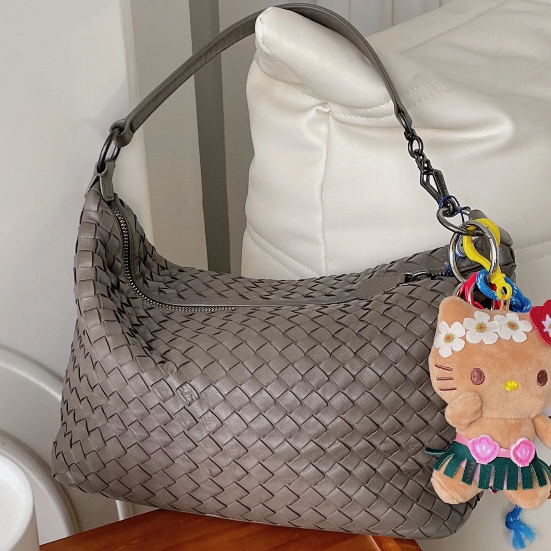 99新 BOTTEGA VENETA/葆蝶家 Bv编织饭盒包B8763