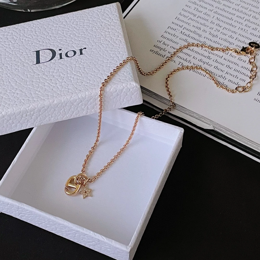 99新 DIOR/迪奥 星星CD项链 JM12-0275